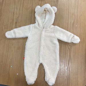 Magnetic Me Egret So Soft Minky Magnetic Bunting